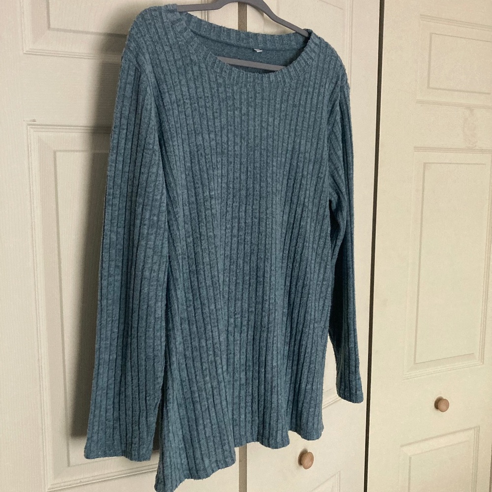 Soft Blue Sweater Tunic